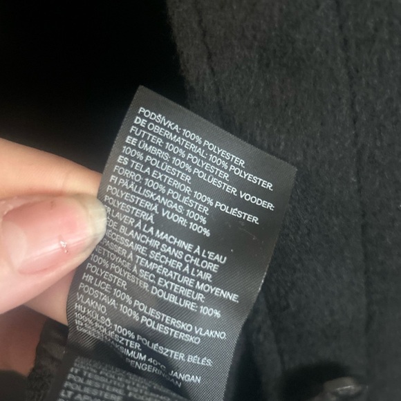 H&M, Divided, size S, BNWT, oversized shirt jacket. Shacket, black - Picture 8 of 8